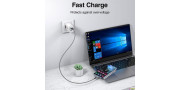 Cable de carga  rápida en nailon USB C- Protección de sobrecarga