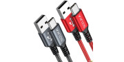 Cable de carga  rapida en nailon USB C