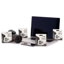 Tarjeta Memoria Micro SD con Adapt. x128 GB