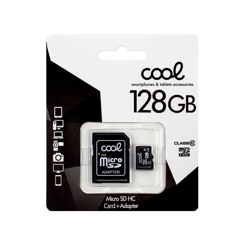 Tarjeta Memoria Micro SD con Adapt. x128 GB