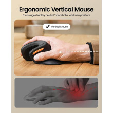 Ratón ergonómico inalámbrico vertical