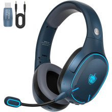 Cascos de juego inalambricos con micrófono extraíble