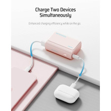 Batería externa 10000  mAh,  de 30W con dos puertos
