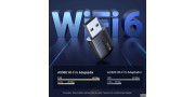 Adaptador antena  WiFi 6 doble USB para PC compatible con Windows 11 10