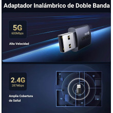 Adaptador antena  WiFi 6 doble Banda 5GHz y 2.4GHz AX900