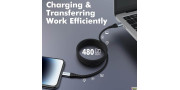 Cable USB-A a USB-C  2m. Trenzado  con Soporte QC3.0
