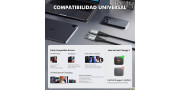 Cable USB-A a USB-C  2m. Trenzado  con Soporte QC3.0