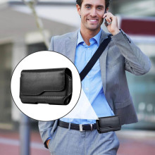 Funda de cinturón horizontal para móvil.  17 cm.