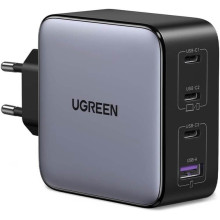 Cargador de pared USB C GAN 4 Puertos carga rápida 100W