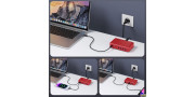Cargador USB C de 105W, 8 puertos, GAN III