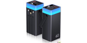 Batería Externa Portátil con Cable USB 3 tomas. 60000mAh