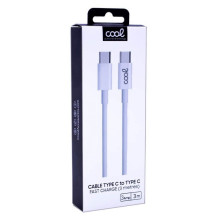 Cable USB Compatible  TIPO-C a TIPO-C (3 metro)  3 Amp