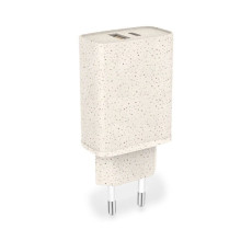 Cargador de red  carga rápida (PD) Tipo-C / USB Dual  ECO