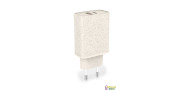 Cargador de red  carga rápida (PD) Tipo-C / USB Dual  ECO