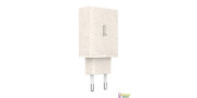 Cargador de red  carga rápida (PD) Tipo-C / USB Dual  ECO