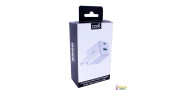 Adaptador Tipo-C con 45W carga rápida con  2 puertos Tipo C USB-A.