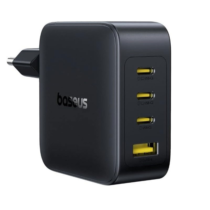 Cargador rápido USB C 140W, 3 Puertos USB C, 1 USB A