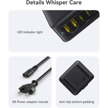 Cargador rápido de 120W  con 6 Puertos