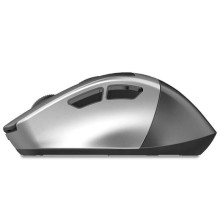 Ratón inalámbrico silencioso ergonomico negro