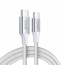 Cable USB nylon tipo C a tipo C (1.2 metros)