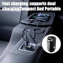 Cargador de mechero doble de carga rápida 30W
