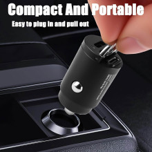 Cargador de mechero doble de carga rápida 30W