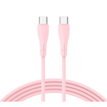 Cable USB Silicona Universal Tipo C a Tipo C (1 metro)