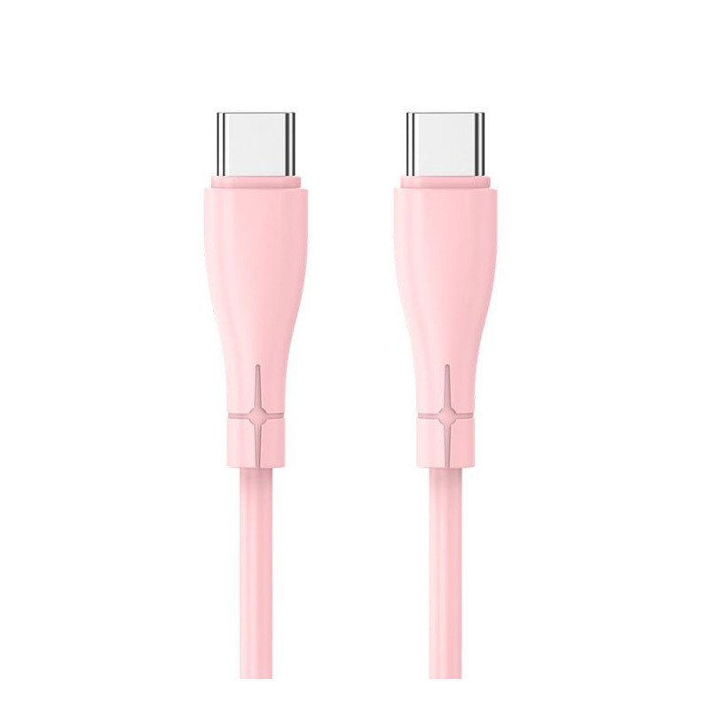 Cable USB Silicona Universal Tipo C a Tipo C (1 metro)