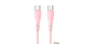 Cable USB Silicona Universal Tipo C a Tipo C (1 metro)