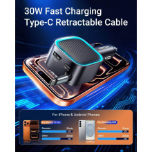 Cargador de mechero de 57 W tipo C