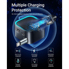 Cargador de mechero de 57 W tipo C