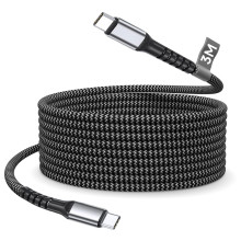 Cable USB tipo C a C de carga rapida de 60W, 3m.