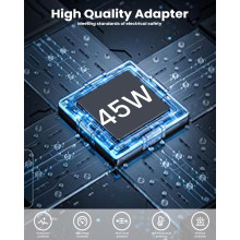 Cargador rápido de 45W tipo USB C