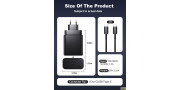 Cargador rápido de 45W tipo USB C