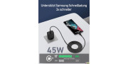 Cargador rápido de 45W tipo USB C