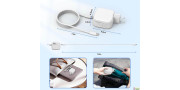Cargador USB C 65W  2 puertos PD 3.0 con cable 1 m.