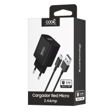 Cargador red  Micro-usb con cable 1.2 m