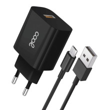 Cargador red  Micro-usb con cable 1.2 m