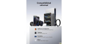 Cargador USB C de 100 W triple con pantalla