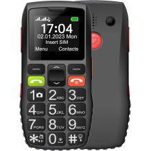 Teléfono móvil para personas mayores, teclas grandes