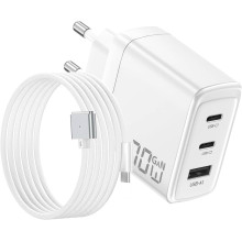 Cargador USB-C Magnético 3 Cables 140W  MacBook con cable
