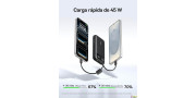 Powerbank 45W 20000mAh con 2 Cables USB-C Integrados