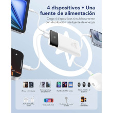 Power Bank con cables integrados,10000mAh