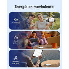 Power Bank con cables integrados,10000mAh
