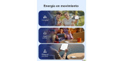 Power Bank con cables integrados,10000mAh