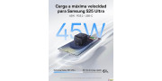 Cargador rápido USB C 45W GAN con cable 1 m.