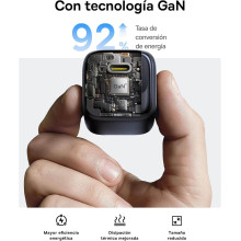 Cargador rápido USB C 45W GAN con cable 1 m.