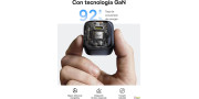 Cargador rápido USB C 45W GAN con cable 1 m.