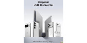 Cargador rápido USB C 45W GAN con cable 1 m.
