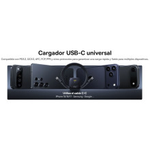 Cargador rápido USB C 45W GAN con cable 1 m.
